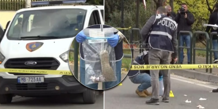 FOTO/ ‘Skenë krimi’ Policia rrethon vendin ku u godit Sali Berisha, mbledh pecetat me gjak