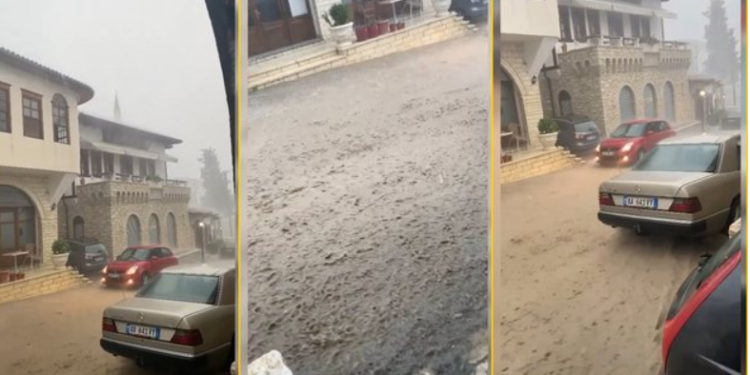 Berati ‘nën pushtetin’ e shiut! Në malin e Tomorrit bie dëbora e parë