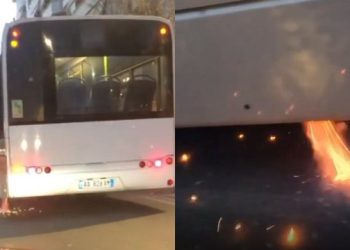 Merr flakë autobusi i linjës së Institutit në Tiranë, shpëtojnë pa lëndime pasagjerët