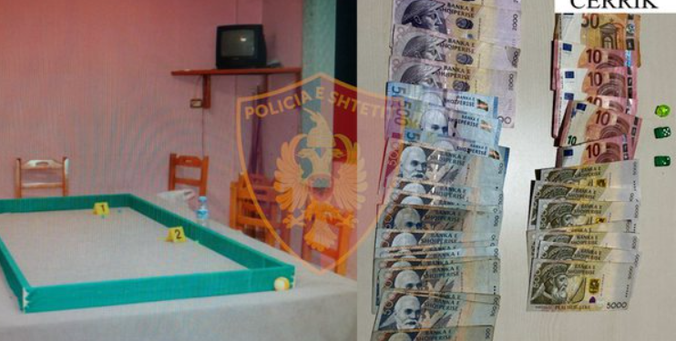 FOTO/ Kishte kthyer lokalin në qendër bastesh dhe lojërash fati, arrestohet 35-vjeçari në Cërrik! 12 të tjerë nën hetim
