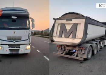 Po transportonin inerte me dy trajlera, 3 të arrestuar në Kurbin! Si tentuan të mashtrojnë Policinë