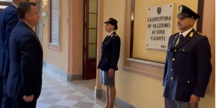 Palermo/ Ministri i Brendshëm Taulant Balla, homazhe dhe kurorë me lule në nderim të magjistratëve Falcone e Borselino