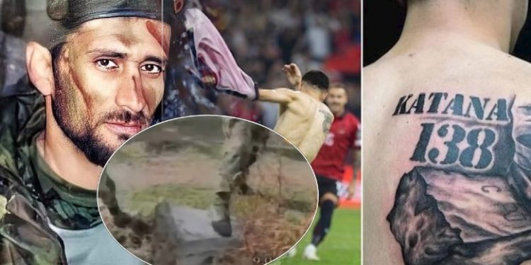 FOTO/ “Katana 138”, kuptimi dhe mesazhi i fortë i tatuazhit të Mirlind Dakut