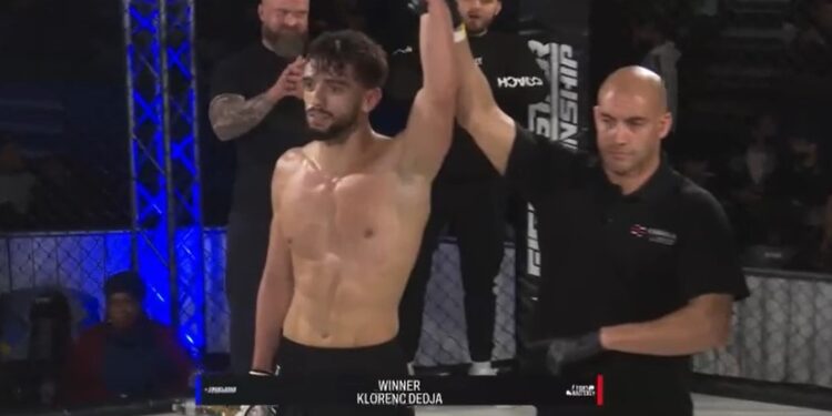 “Luftëtari” shqiptar i MMA Klorenc Dedja i pamposhtur, rivali reziston vetëm 2 raunde