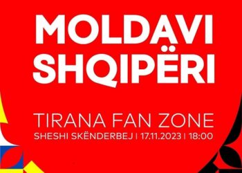 Moldavi-Shqipëri, Veliaj fton qytetarët në “Tirana Fan Zone”