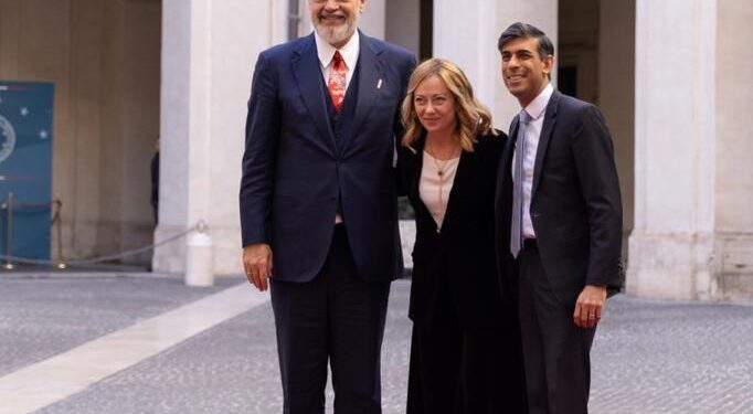 Rama takohet në Romë me Melonin dhe Rishi Sunak