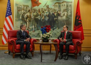 Zbardhet takimi midis sekretarit Blinken dhe Presidentit Begaj