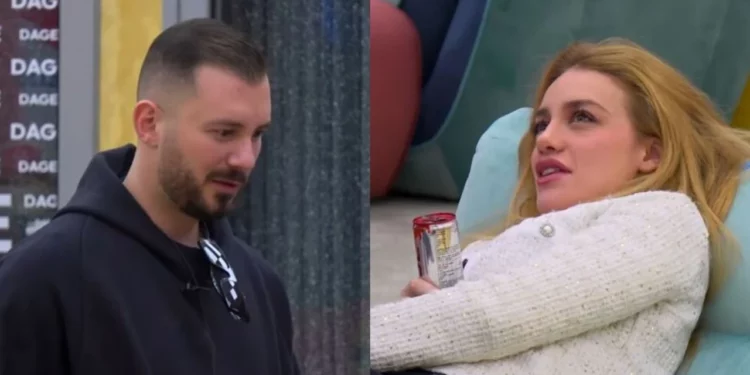 Heidi dhe Romeo puthje pasionante në lavanderi