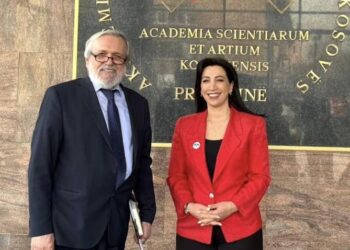 Deputetja e PS, Evis Kushi takim në Akademinë e Shkencave dhe Arteve në Kosovë