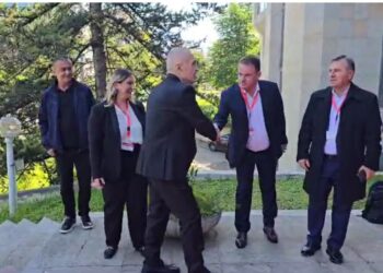 Konventa Kombëtare e PL/ Ilir Meta mbërrin në Pallatin e Kongreseve