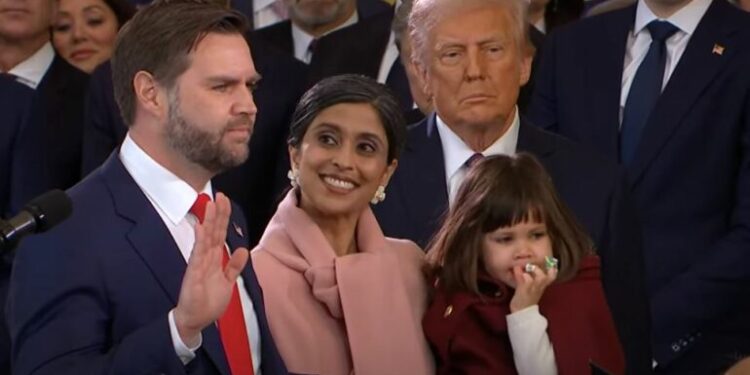 JD Vance betohet si Zëvendës President i Shteteve të Bashkuara të Amerikës