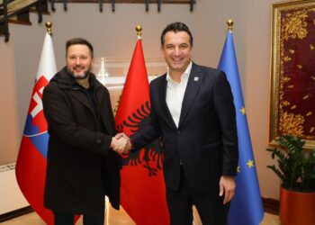 Veliaj pret homologun nga Bratislava, Matus Vallo: “Tirana, një simbol i një qyteti të madh me një udhëheqje të madhe”